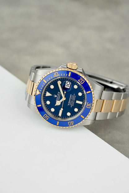 Rolex Submariner Date Two Tone Yellow Gold Bluesy (Brand New)