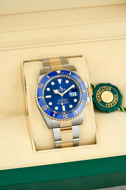 Rolex Submariner Date Two Tone Yellow Gold Bluesy (Brand New)