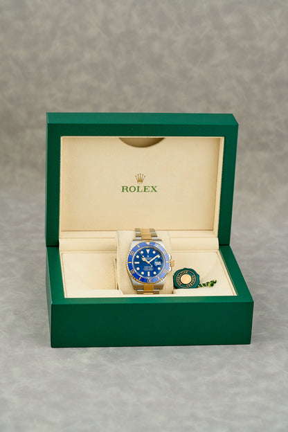 Rolex Submariner Date Two Tone Yellow Gold Bluesy (Brand New)