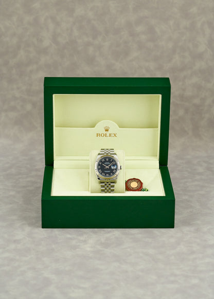 Rolex Datejust 36 Black Roman DIal