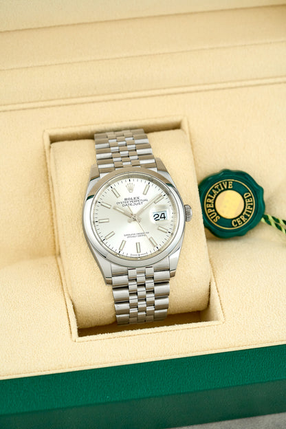 Rolex Datejust 36 Silver Dial
