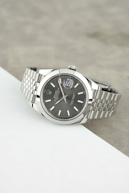 Rolex Datejust 41 Rhodium Dial