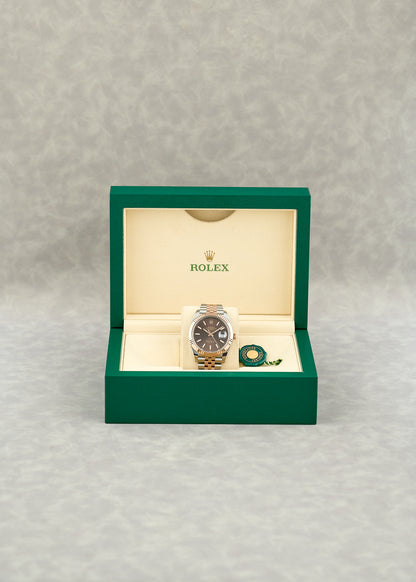 Rolex Datejust 41 Two Tone Rose Gold Choco Dial 126331 2022