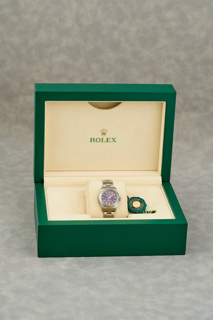 Rolex Oyster Perpetual 26 Grape Dial