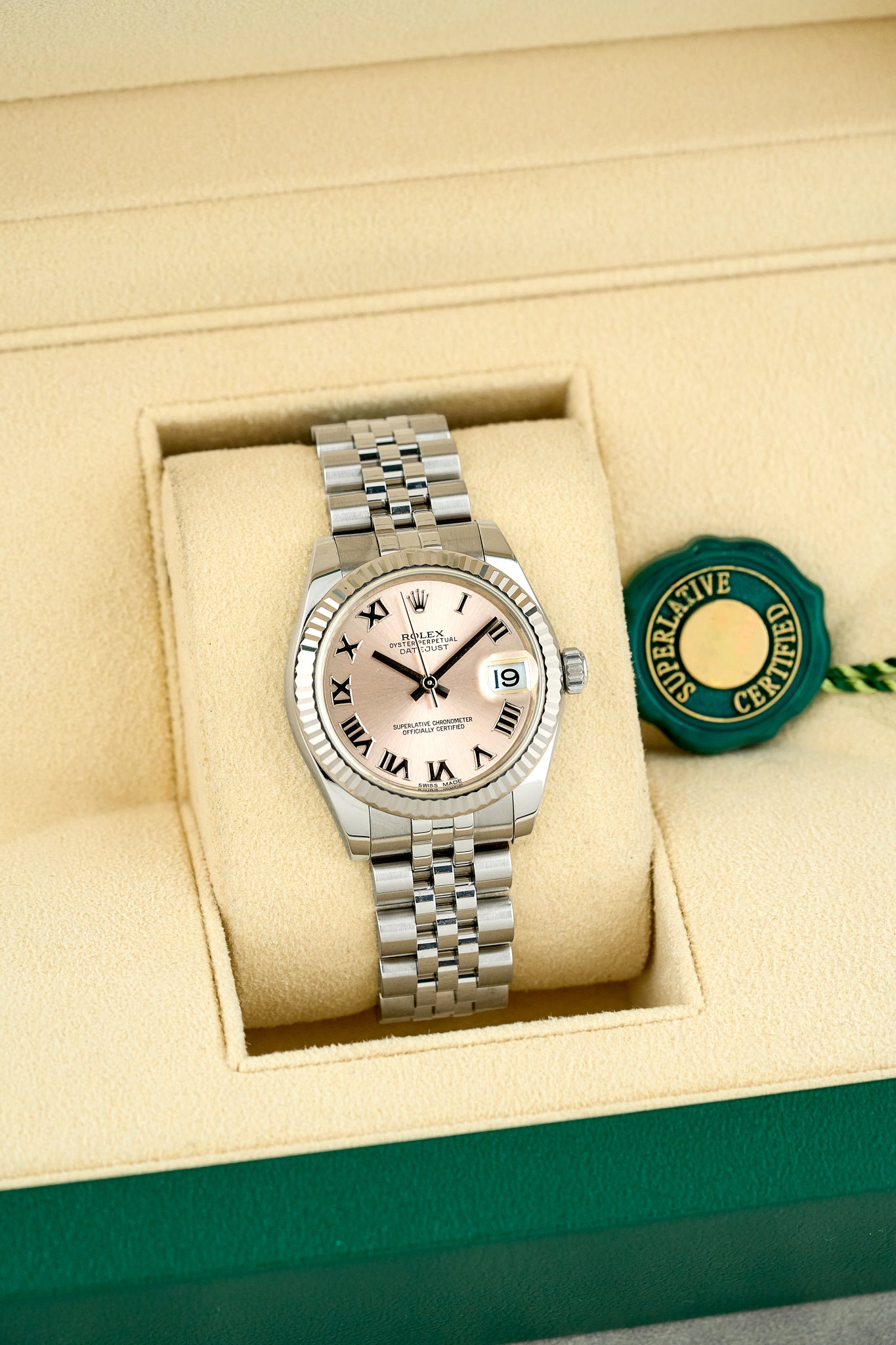 Rolex Datejust 31 Sundust Roman Dial – Gentry Timepieces