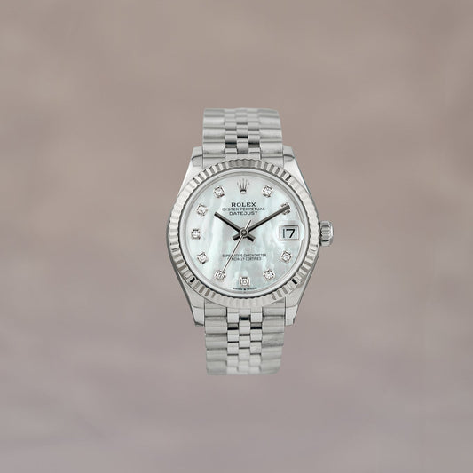 Rolex Datejust 31 Mother of Pearl with Diamonds