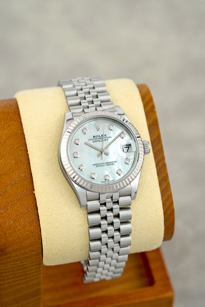 Rolex Datejust 31 Mother of Pearl with Diamonds