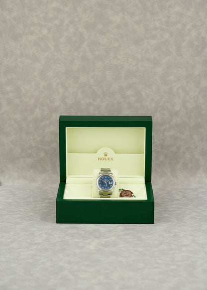Rolex Datejust 36 Blue Roman 116200 2011