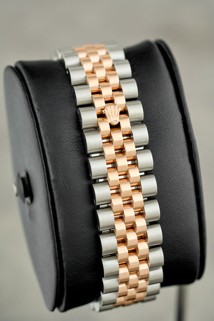 Rolex Datejust 36 Two Tone Everose White Dial with Diamonds