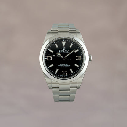 Rolex Explorer I 39 Black 39mm 214270 2011