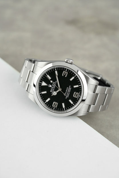 Rolex Explorer I 39 Black 39mm 214270 2011