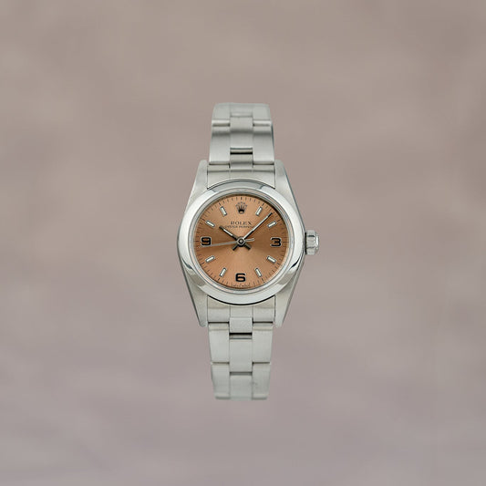 Rolex Oyster Perpetual 26 Salmon Dial