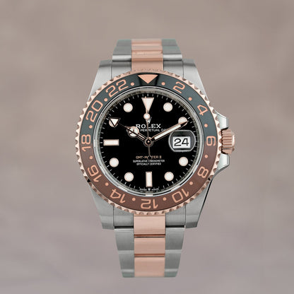 Rolex GMT-Master II Two Tone Everose Rootbeer