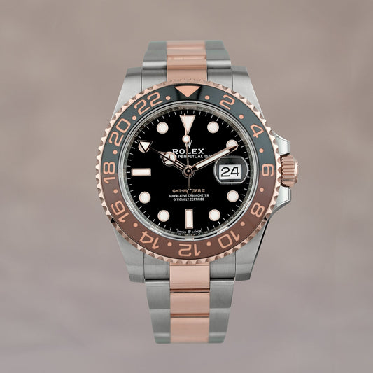 Rolex GMT-Master II Two Tone Everose Rootbeer
