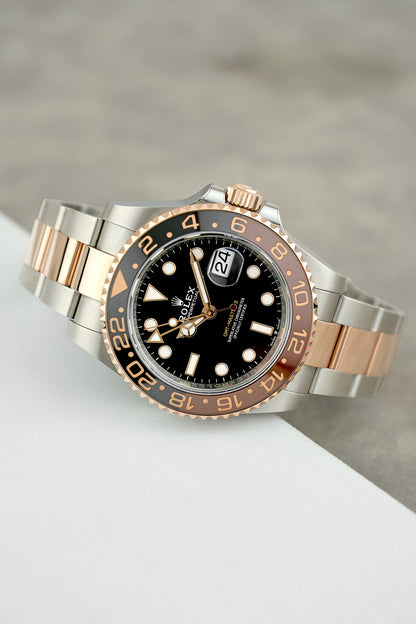 Rolex GMT-Master II Two Tone Rose Gold Rootbeer 126711CHNR 2022