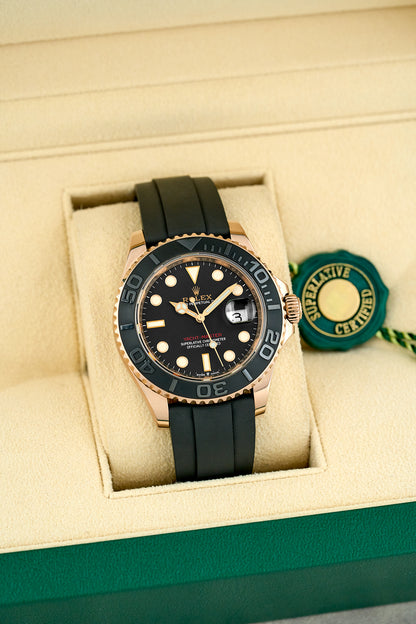 Rolex Yacht-Master 40 Rose Gold Black 126655 2024