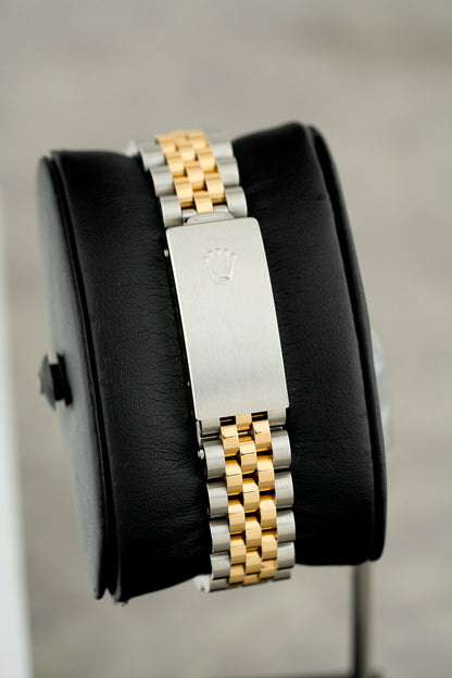 Rolex Datejust 31 Two Tone Yellow Gold Champagne Anniversary Dial With Diamonds