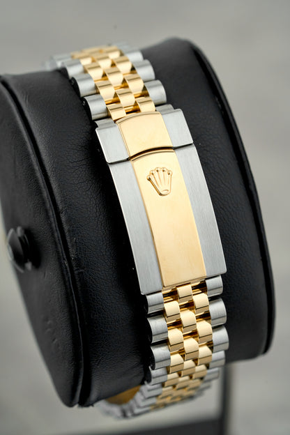 Rolex Datejust 36 Two Tone Yellow Gold Champagne Motif Dial