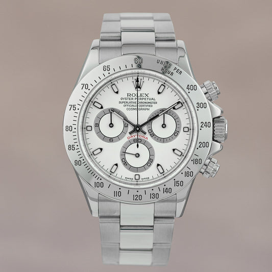 Rolex Cosmograph Daytona White Dial 116520 2002