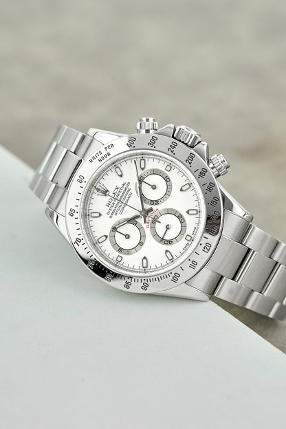 Rolex Cosmograph Daytona White Dial 116520 2002