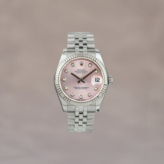 Rolex Datejust 31 Pink with Diamonds