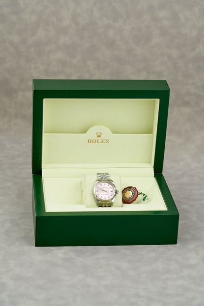Rolex Datejust 31 Pink with Diamonds