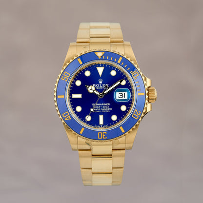 Rolex Submariner Yellow Gold Bluesy