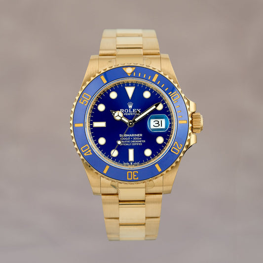 Rolex Submariner Yellow Gold Bluesy