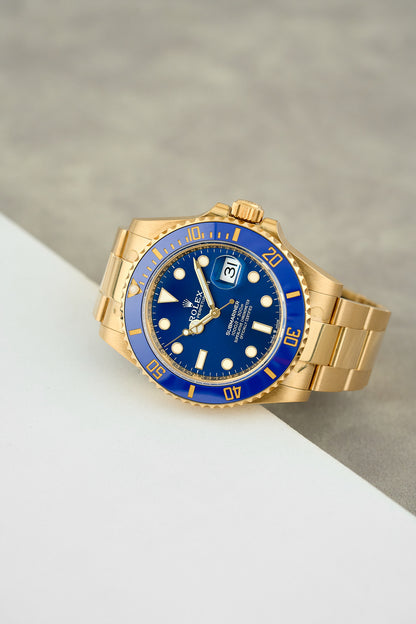Rolex Submariner Yellow Gold Bluesy