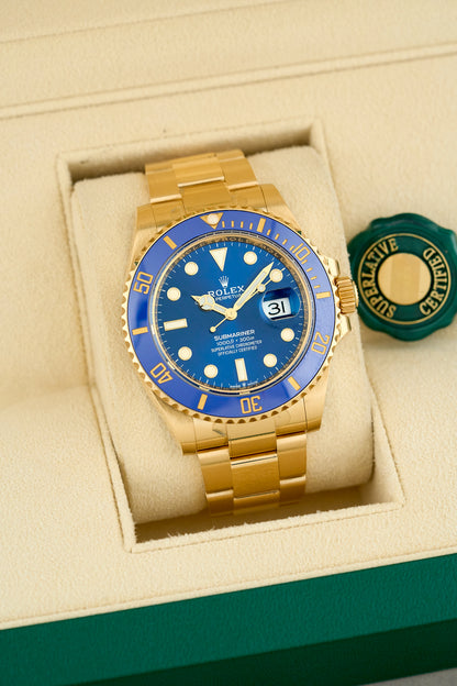 Rolex Submariner Yellow Gold Bluesy