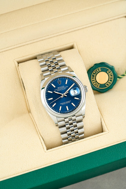 Rolex Datejust 36 Blue Dial