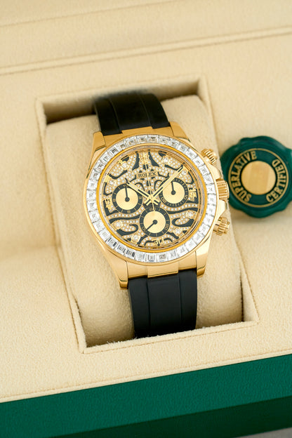 Rolex Cosmograph Daytona Yellow Gold Eye Of The Tiger 116158LN 2021