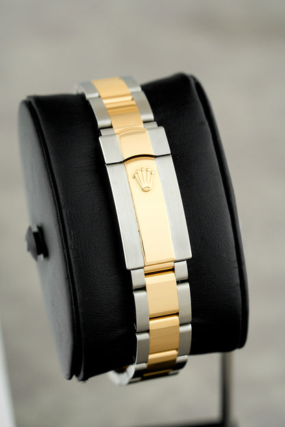 Rolex Datejust 31 Two Tone Yellow Gold Rhodium Dial With Diamonds