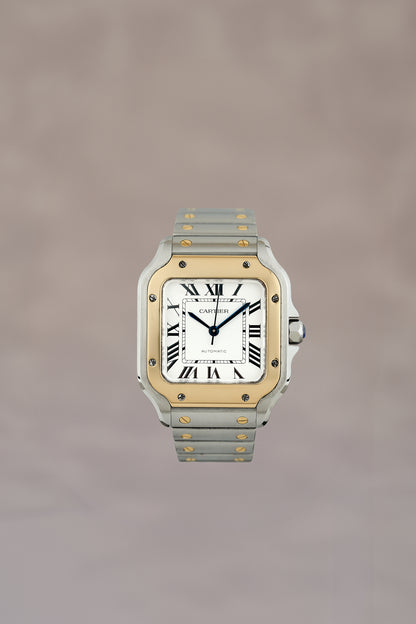 Cartier Santos De Cartier Two Tone