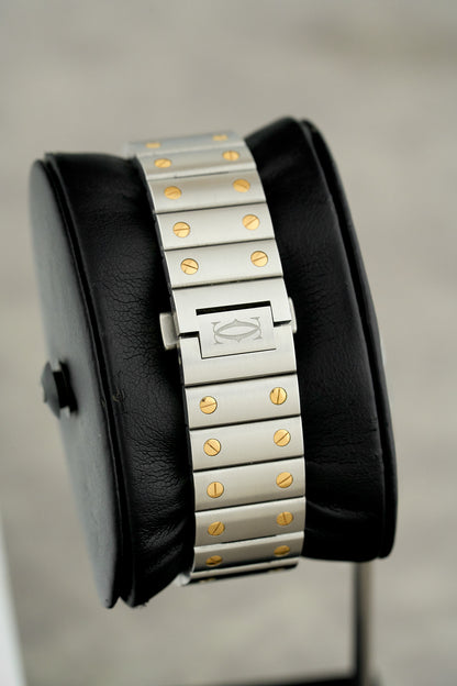 Cartier Santos De Cartier Two Tone Yellow Gold