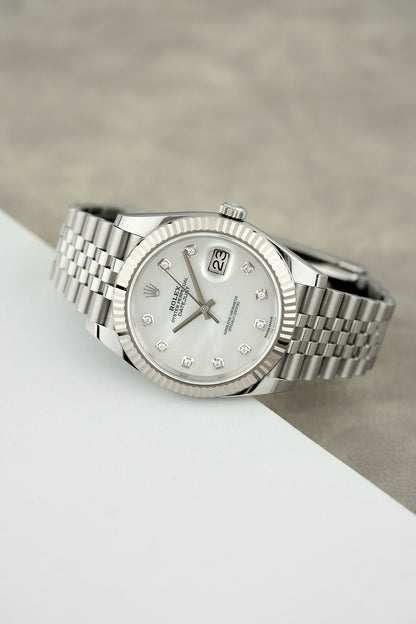 Rolex Datejust 41 Mother Of Pearl With Diamonds