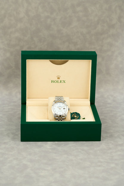 Rolex Datejust 41 Mother Of Pearl With Diamonds