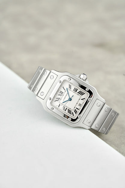 Cartier Santos Galbee Medium White W20018D6