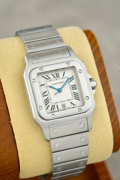 Cartier Santos Galbee Medium White W20018D6