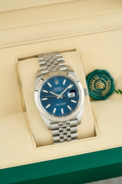 Rolex Datejust 41 Blue Dial 126334 2022