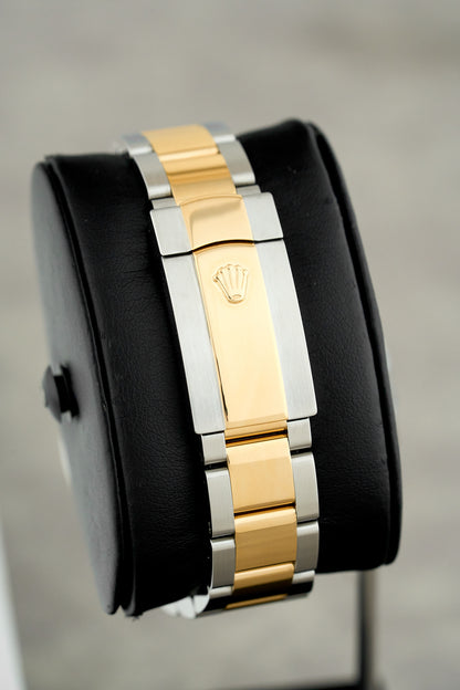 Rolex Datejust 41 Two Tone Yellow Gold White Dial
