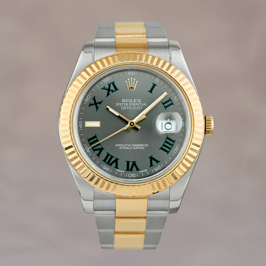 Rolex Datejust II 41 Two Tone Yellow Gold Wimbledon