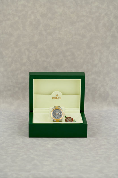 Rolex Datejust 41 Two Tone Yellow Gold Wimbledon 116333 2015