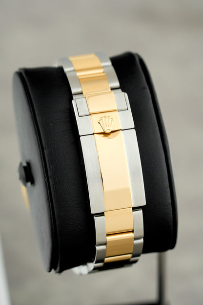 Rolex GMT-Master II Two Tone Yellow Gold Green Arrow