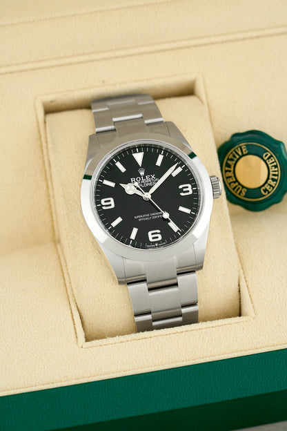 Rolex Explorer I 40 Black 224270 2026 (Brand New)