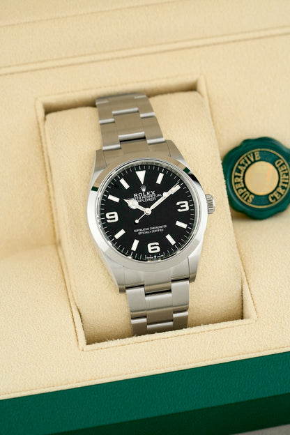 Rolex Explorer I 36 Black 124270 2026 (Brand New)