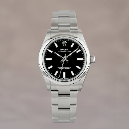 Rolex Osyter Perpetual 31 Black Dial (Brand New)