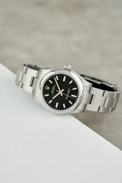 Rolex Osyter Perpetual 31 Black Dial (Brand New)