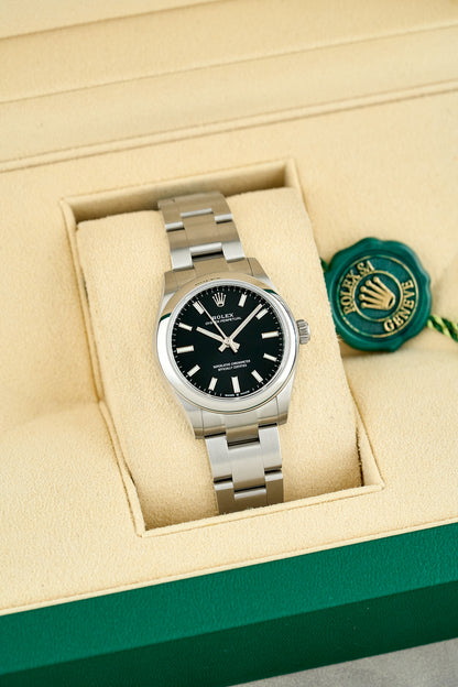 Rolex Osyter Perpetual 31 Black Dial (Brand New)