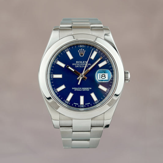 Rolex Datejust II 41 Blue Dial